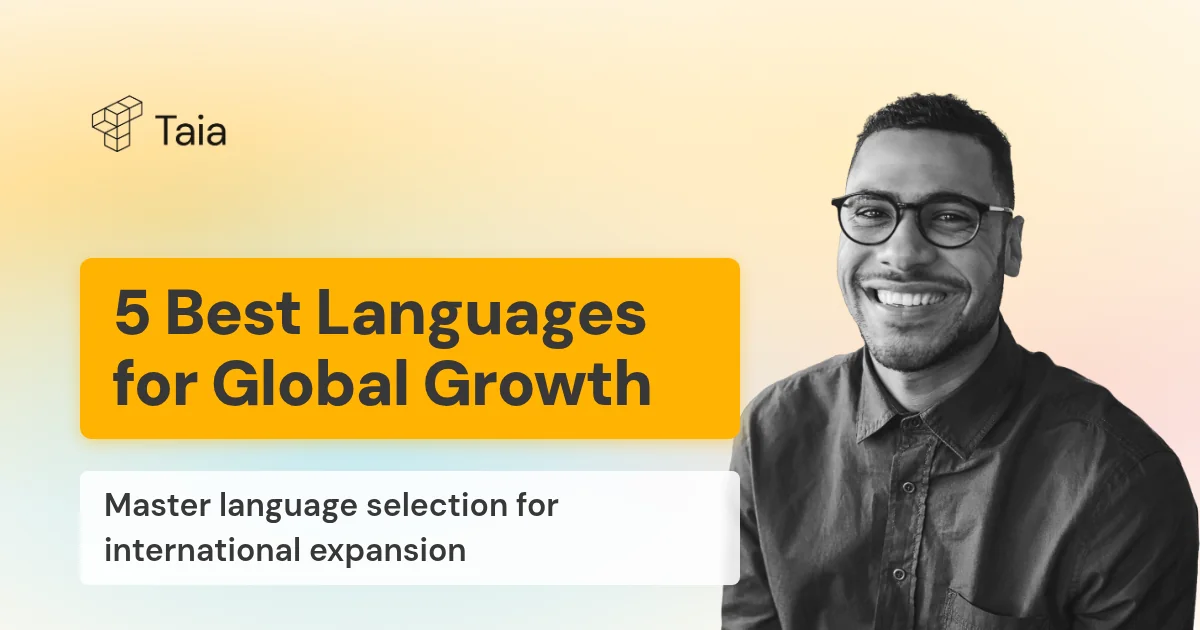 5-Point Guide: The Best Languages for a Global Company