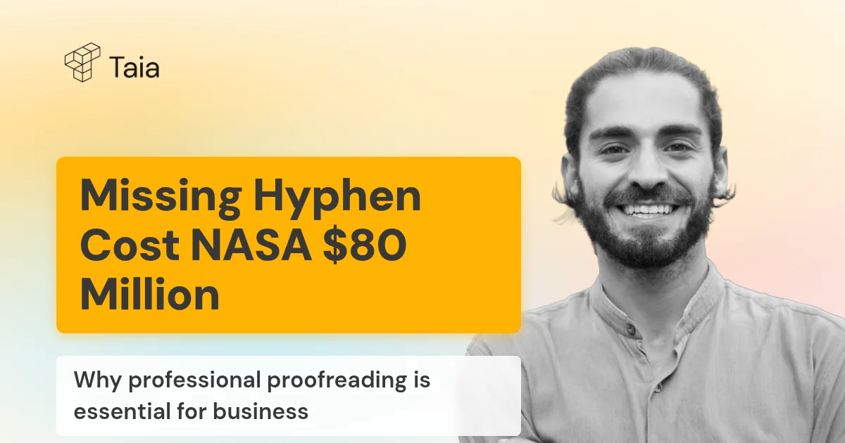 Lack of Proofreading Costs Organisation $80 Million USD