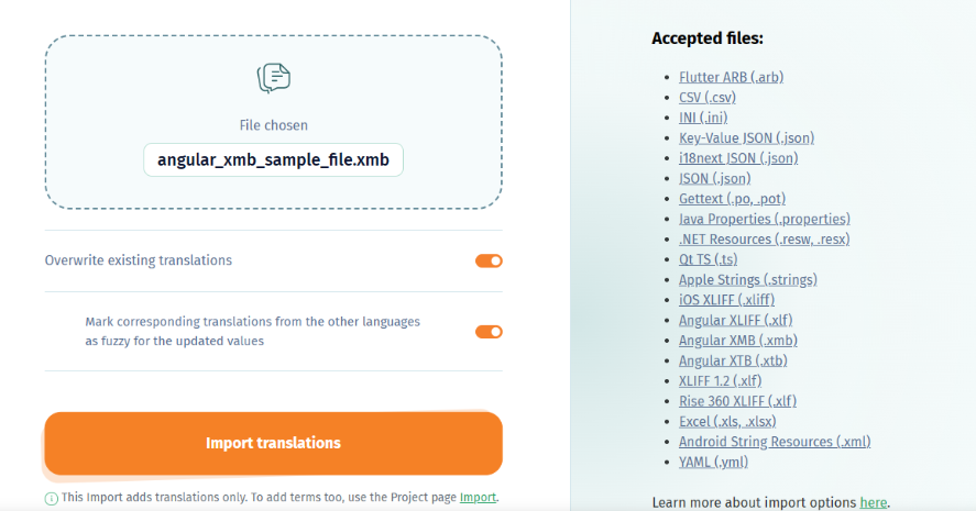 POEditor simple localization management