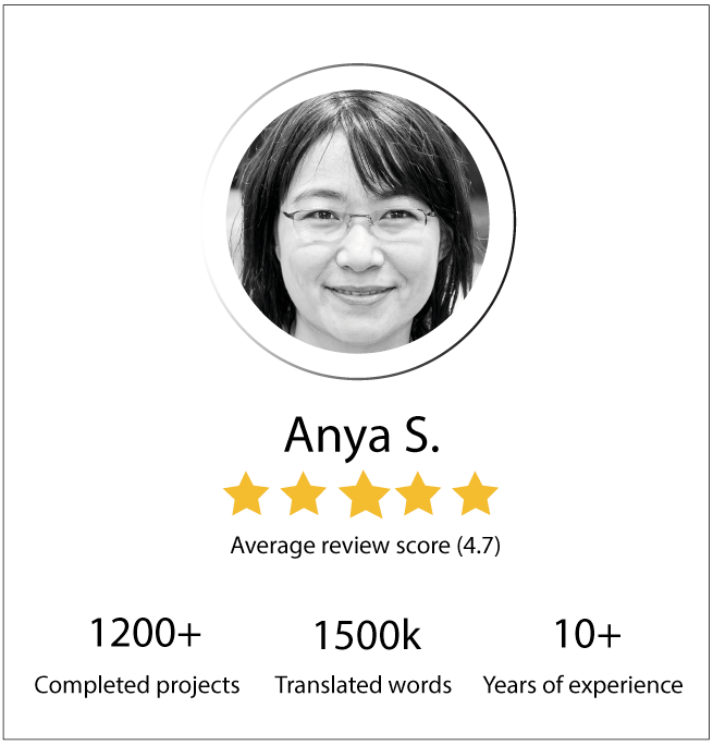 Anya, Chinese translator