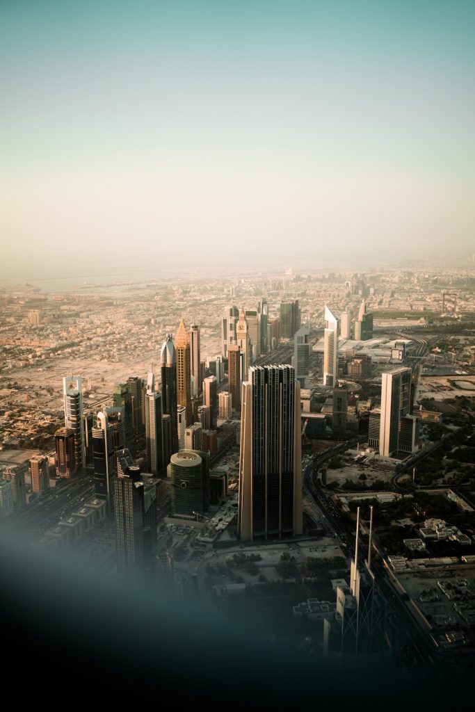 View of Dubai From the Helicopter