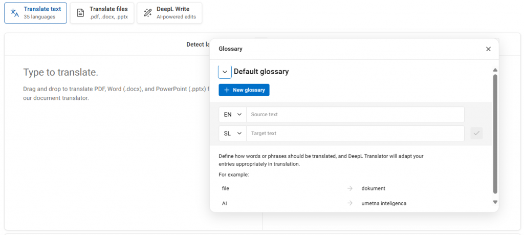 deepl features