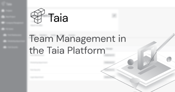 Taia app update: Team management feature